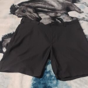 Grand Slam Men's Dark Gray Flat Front Shorts
